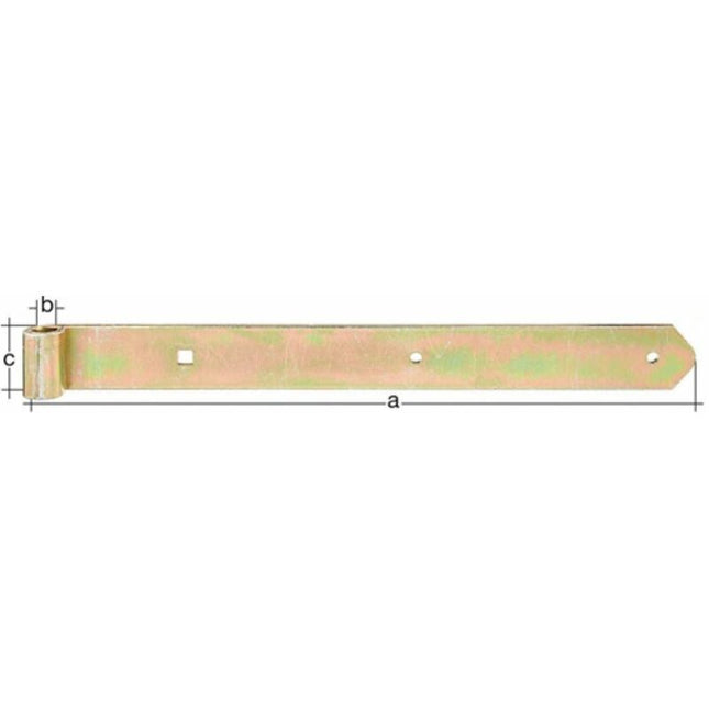 GAH shutter hinge length 1000 x 20 x 60 mm thickness 8 mm ( 8002393945 )