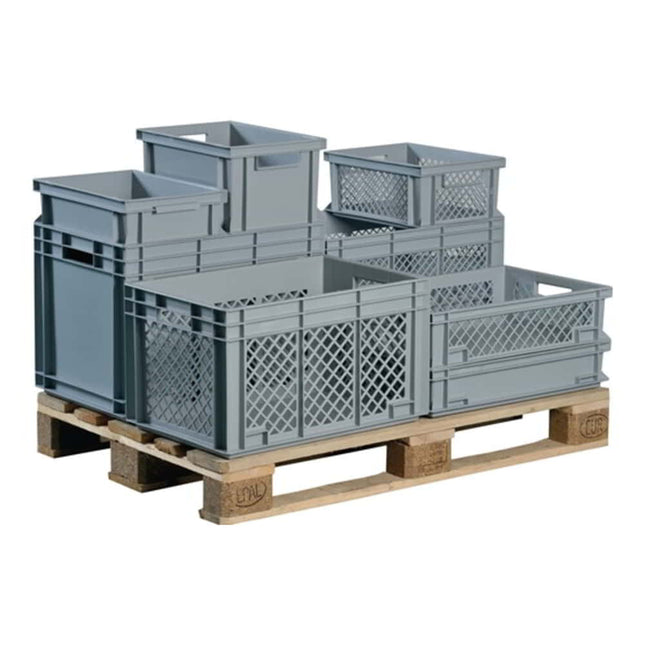 Contenitore impilabile per il trasporto LOCKWEILER L600xW400xH340mm ( 9000447867 )