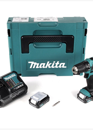 Makita DF 331 DSAJ Akku Bohrschrauber 10,8V 30Nm im Makpac mit 2x BL1020B 2,0Ah Akku und DC10SA Ladegerät - Toolbrothers