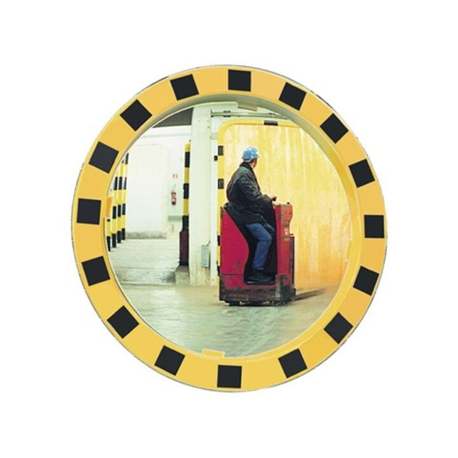 SPL safety/traffic mirror D.600 mm plastic, yellow/black ( 9000490219 )