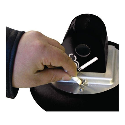 Posacenere a piedistallo RUBBERMAID H1029xL357xD357mm nero ( 9000491236 )