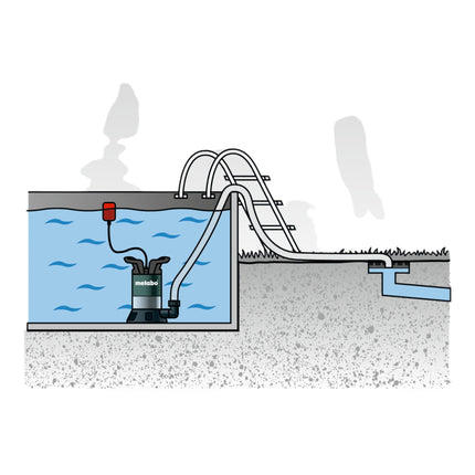 Metabo TP 12000 SI Clear water submersible pump 600 W 11700 l/h 9 m ( 0251200009 )