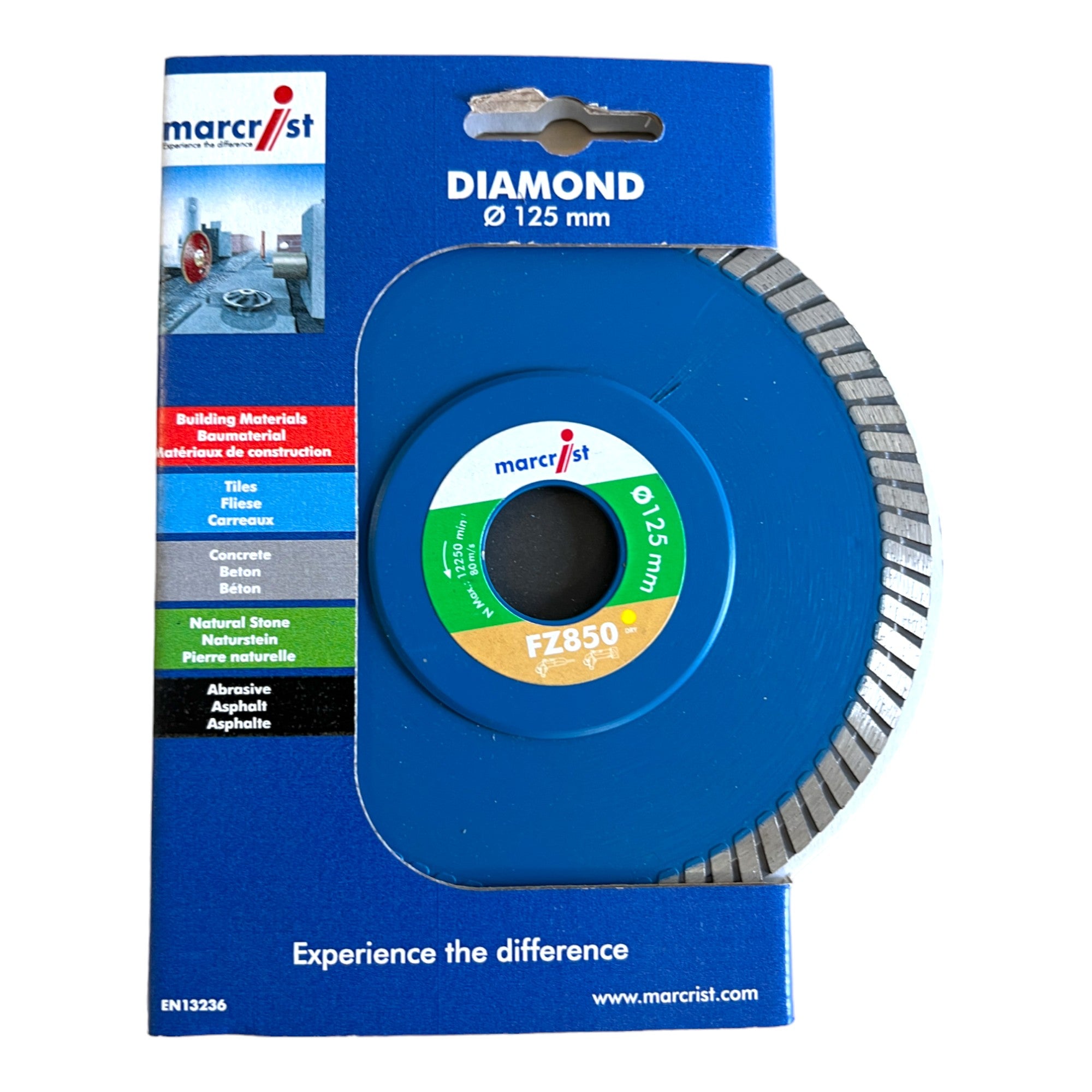 Marcrist FZ850 Outdoor Keramik Diamantrennscheibe 125 x 22 2 mm 1843 0125 22  1 - toolbrothers