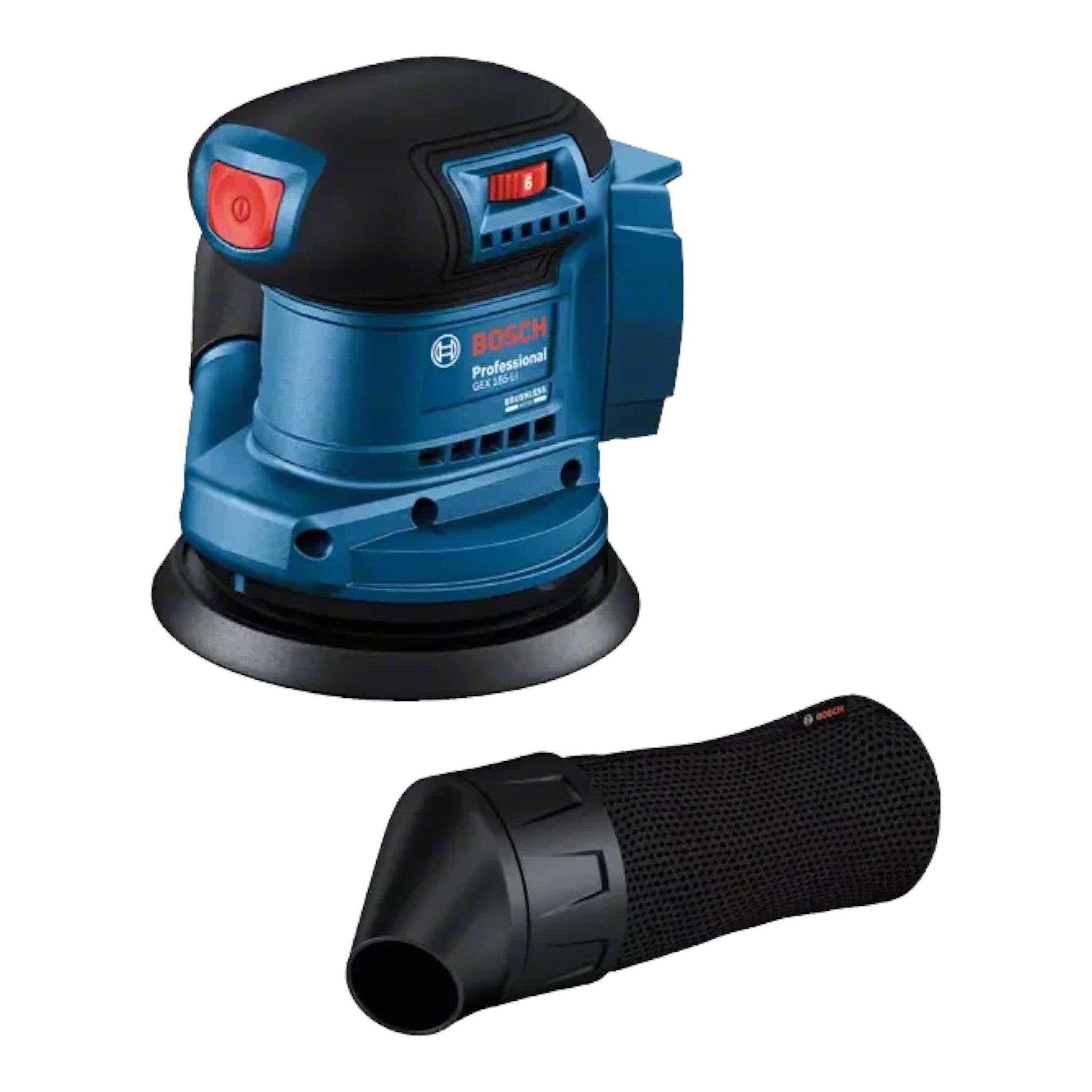Bosch GEX 185 LI Professional Akku Exzenterschleifer 18 V 125 mm 06013A5020 Brushless Solo ohne Akku ohne Ladegeraet 0 - toolbrothers