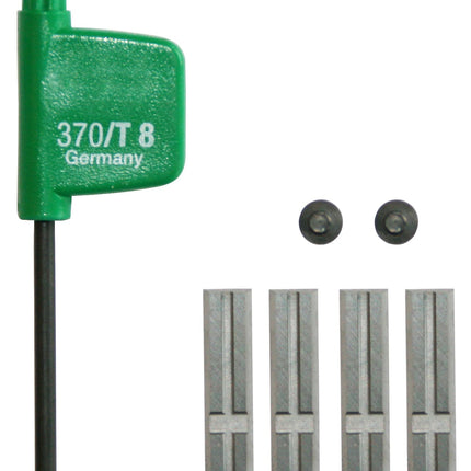 Juego de plaquitas indexables Festool HW-WP 20x4,1x1,1 (4x) (491386) para fresa 491078