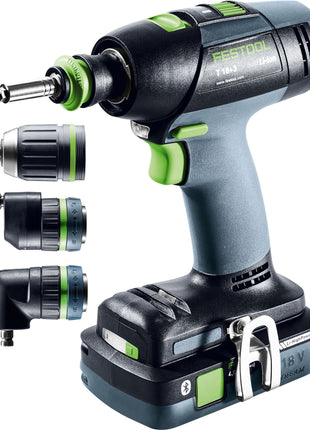 Festool Taladro atornillador a batería T 18+3 HPC 4.0 I-Set (577609)