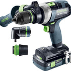 Festool TDC 18/4 5.0/4.0 I-Set taladro atornillador a batería QUADRIVE (577612)