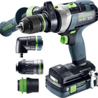 Festool Taladro combinado a batería TPC 18/4 5.0/4.0 I-Set/XL QUADRIVE (577622)