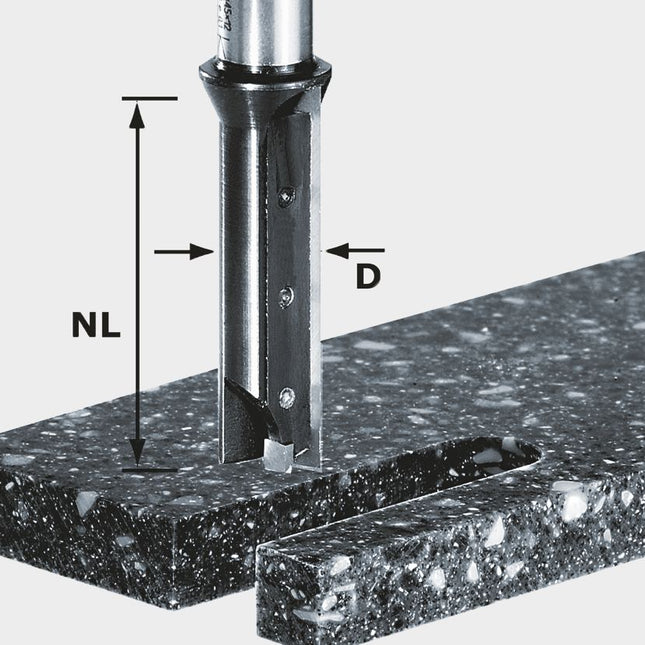 Plaquettes de fraise à rainurer Festool HW S12 D14/45 WM (491110) pour OF 1400, OF 2200