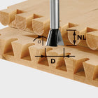 Festool HW S8 D14.3/16/10° fresa para rebabas/juntas (491164) para OF 900, OF 1000, OF 1010, OF 1010 R, OF 1400