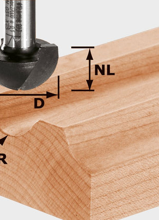 Fresadora de ranuras Festool HW S8 R8 (490985) para OF 900, OF 1000, OF 1010, OF 1010 R, OF 1400, OF 2000, OF 2200