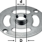 Anillo copiador Festool KR-D 17/OF 1010 (486030) para OF 900, OF 1000, OF 1010, OF 1010 R, KF