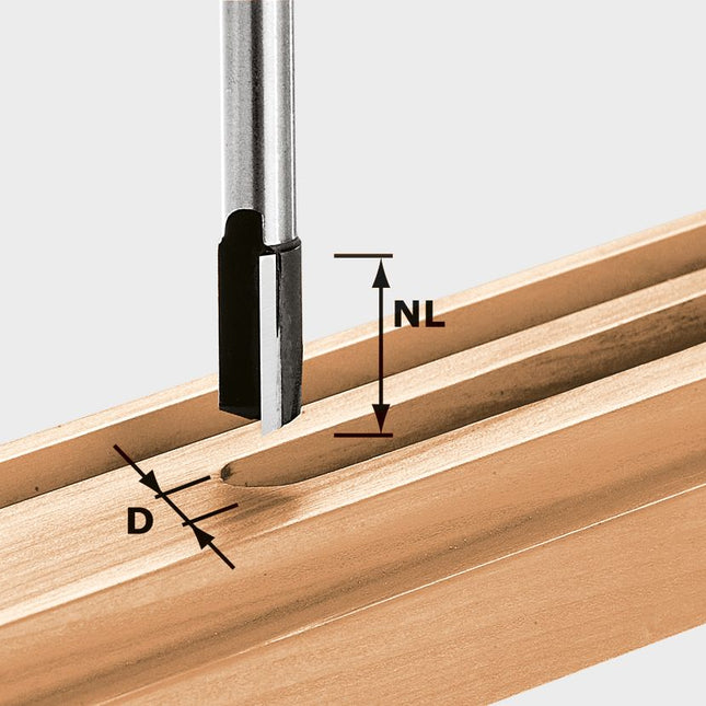 Fresadora de ranuras Festool HW S12 D20/45 (491093) para OF 1400, OF 2000, OF 2200