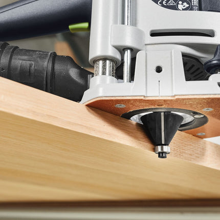 Festool HW S8 D25.7/25.7/15° cortador de chaflanes (491132) para OF 900, OF 1000, OF 1010, OF 1010 R, OF 1400, OF 2000, OF 2200