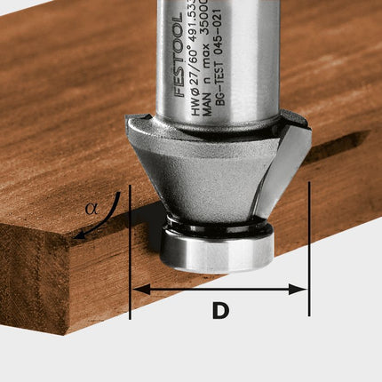 Festool HW 60°-OFK 500 cortador de chaflanes (491533) para OFK 500