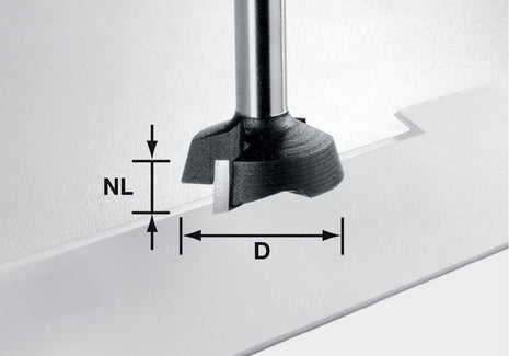 Fraise à surfacer Festool S8 HW MFK (500368) pour fraiseuse de chants modulaire MFK 700 EQ/B-Plus