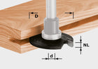 Fraise à rainurer à disque Festool HW D40x3 (491057) pour OF 900, OF 1000, OF 1010, OF 1010 R, OF 1400, OF 2000, OF 2200