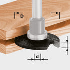 Fresadora de ranuras de disco Festool HW D40x3,5 (491058) para OF 900, OF 1000, OF 1010, OF 1010 R, OF 1400, OF 2000, OF 2200