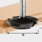 Fresa aplanadora Festool HW D42.7/13/R6 (491138) para OF 900, OF 1000, OF 1010, OF 1010 R, OF 1400, OF 2000, OF 2200