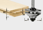 Festool HW S8 D46 x D12-FD Profil-Federfräser ( 490643 ) für OF 900, OF 1000, OF 1010, OF 1010 R, OF 1400, OF 2000, OF 2200