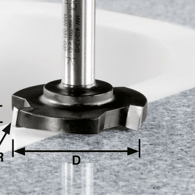 Fresa planeadora Festool HW D 52/R1ss S12 (492701) para OF 1400, OF 2000, OF 2200