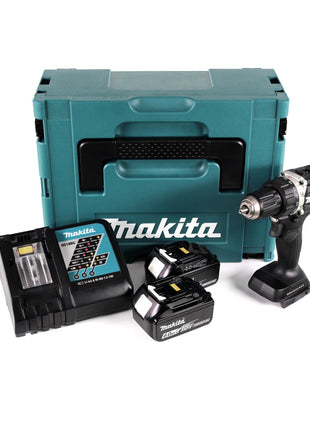 Makita DDF 484 RGJB 18 V Li-Ion Akku Bohrschrauber Sonderausgabe schwarz im MAKPAC + 2x BL 1860 6,0 Ah Akku + Schnellladegerät - Toolbrothers