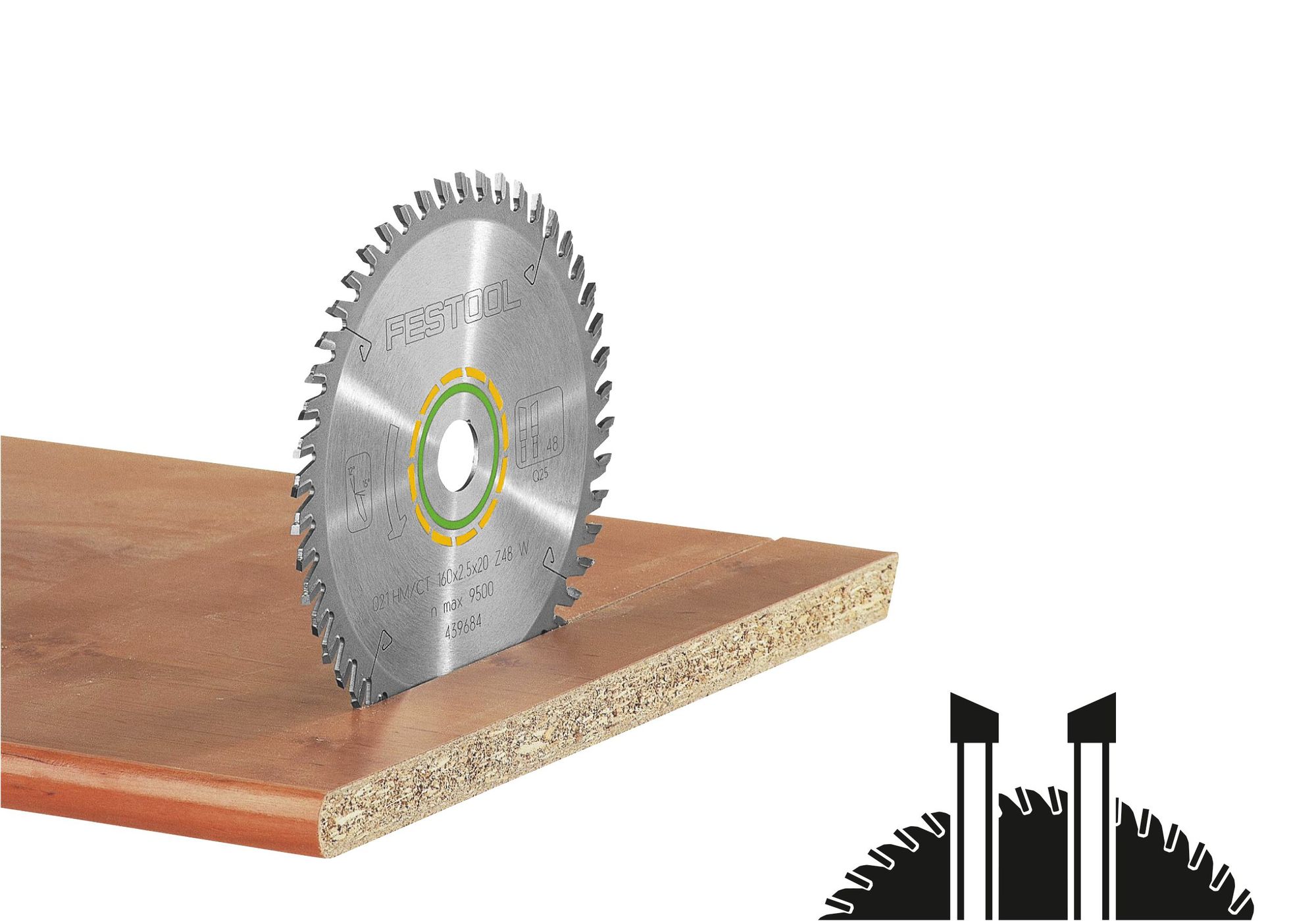 Festool HW 260x2 5x30 W80 Kreissaegeblatt WOOD FINE CUT 494605 fuer KS 120 KS 88 0 - toolbrothers