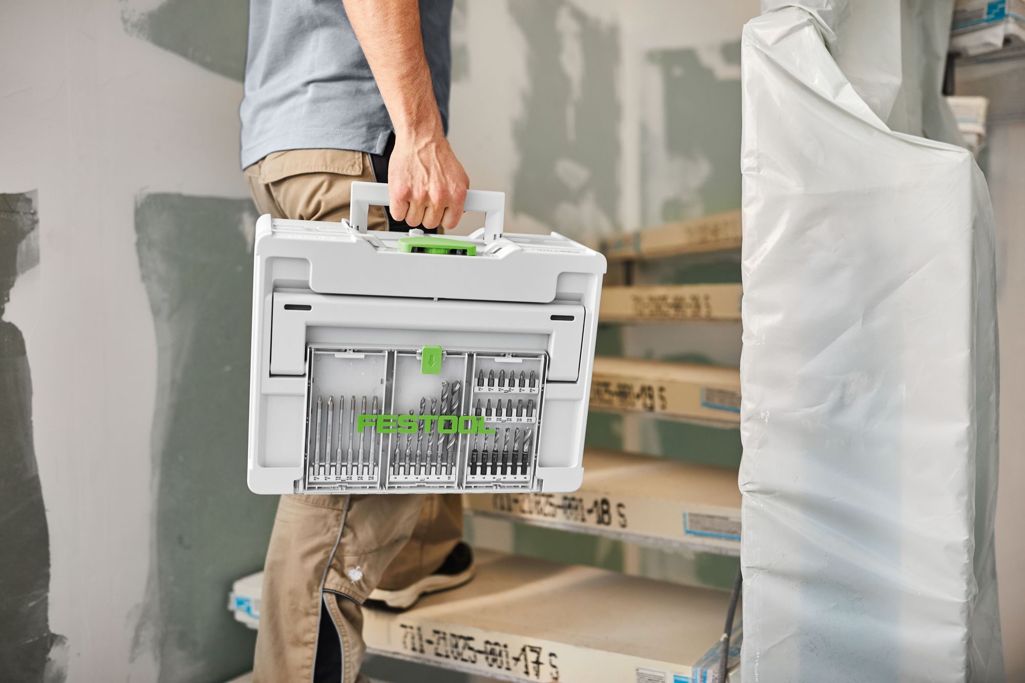 Festool BKS SYS3 D3 10 HSS CE Bohrerkassette 577402 fuer Festool Akku Bohrschrauber und Akku Schlagbohrschrauber mit FastFix Aufnahme und Werkzeugfutter WH CE CENTROTEC 1 - toolbrothers