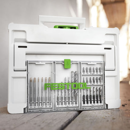 Cassette de taladro Festool BKS SYS3 D4-10 CE/S (577397) para taladro percutor a batería Festool con soporte FastFix y portaherramientas WH-CE CENTROTEC