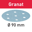 Festool STF D90/6 P1000 GR/50 disque abrasif grenat (498328) pour RO 90 DX