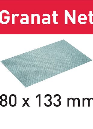 Festool STF 80x133 P150 GR NET/50 malla abrasiva Granate Net (203288) para RTS 400, RTSC 400, RS 400, RS 4, LS 130, HSK-A 80x130, HSK 80x133