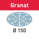Festool STF D150/48 P1500 GR/50 disque abrasif grenat (575177) pour RO 150, ES 150, ETS 150, ETS EC 150, LEX 150, WTS 150, HSK-D 150