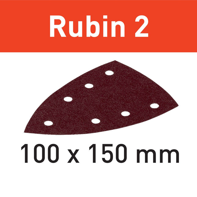 Festool STF DELTA/7 P180 RU2/10 hoja de lija Ruby 2 (499147) para DTS 400, DTSC 400, DS 400