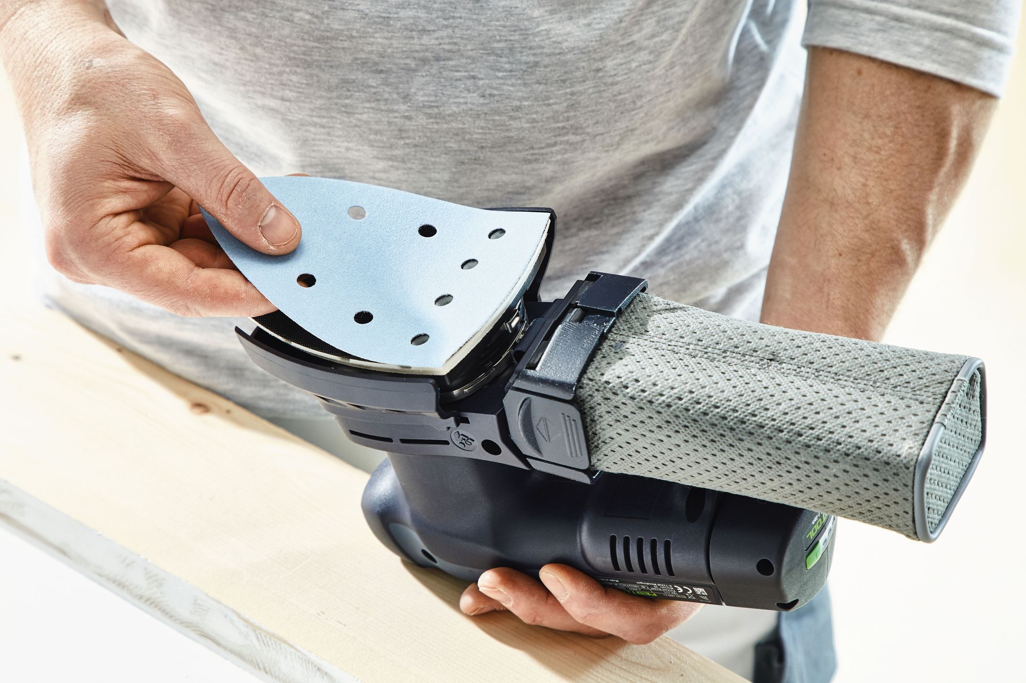 Festool STF DELTA 9 P180 GR 100 Schleifblatt Granat 577548 fuer DTS 400 DTSC 400 DS 400 1 - toolbrothers