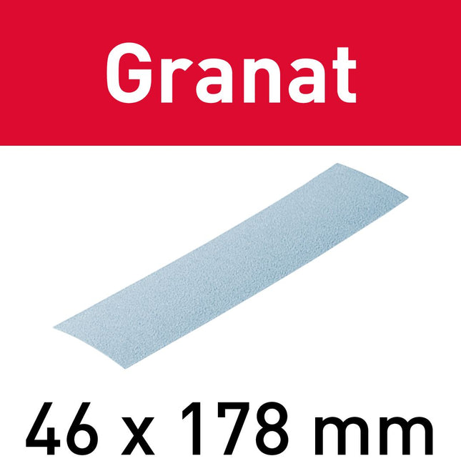 Hoja de lija Festool STF 46X178 P180 GR/10 (204279) para abrasivos manuales