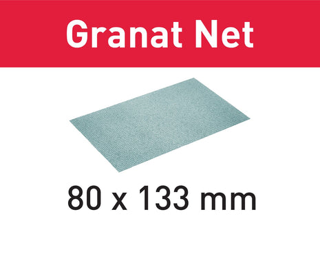 Festool STF 80x133 P220 GR NET/50 malla abrasiva Granate Net (203290) para RTS 400, RTSC 400, RS 400, RS 4, LS 130, HSK-A 80x130, HSK 80x133