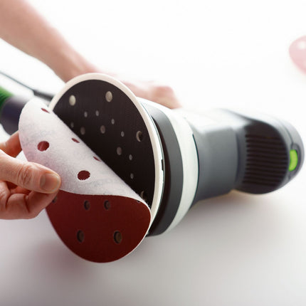 Disco de lijado Festool STF D125/8 P24 SA/25 zafiro (493124) para RO 125, ES 125, ETS 125, ETSC 125, ES-ETS 125, ES-ETSC 125, ETS EC 125, LEX 125