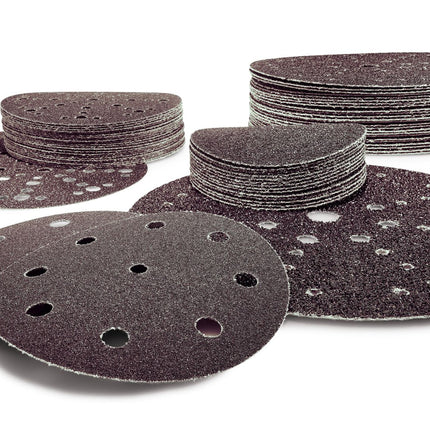 Disco de lijado Festool STF D125/8 P24 SA/25 zafiro (493124) para RO 125, ES 125, ETS 125, ETSC 125, ES-ETS 125, ES-ETSC 125, ETS EC 125, LEX 125