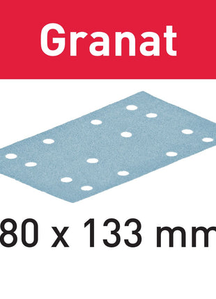 Festool STF 80x133 P40 GR/10 bandes abrasives grenat (497127) pour RTS 400, RTSC 400, RS 400, RS 4, LS 130, HSK-A 80x130, HSK 80x133