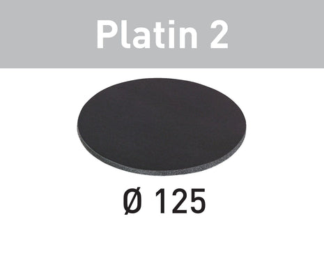 Disco abrasivo Festool STF D125/0 S400 PL2/15 platino 2 (492373) para RO 125, ES 125, ETS 125, ETSC 125, ES-ETS 125, ES-ETSC 125, ETS EC 125, LEX 125