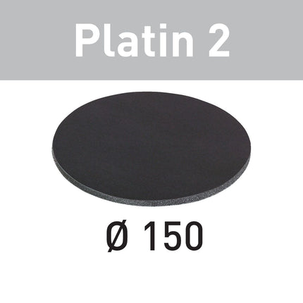 Festool STF D150/0 S500 PL2/15 disque abrasif Platinum 2 (492369) pour RO 150, ES 150, ETS 150, ETS EC 150, LEX 150, WTS 150, HSK-D 150