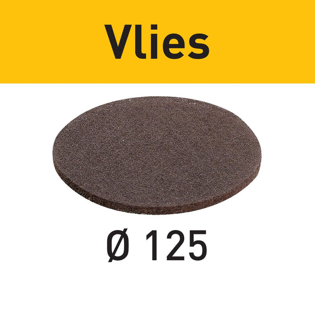 Festool STF D125 SF 800 VL/10 fieltro abrasivo (201133) para RO 125, ES 125, ETS 125, ETSC 125, ES-ETS 125, ES-ETSC 125, ETS EC 125, LEX 125