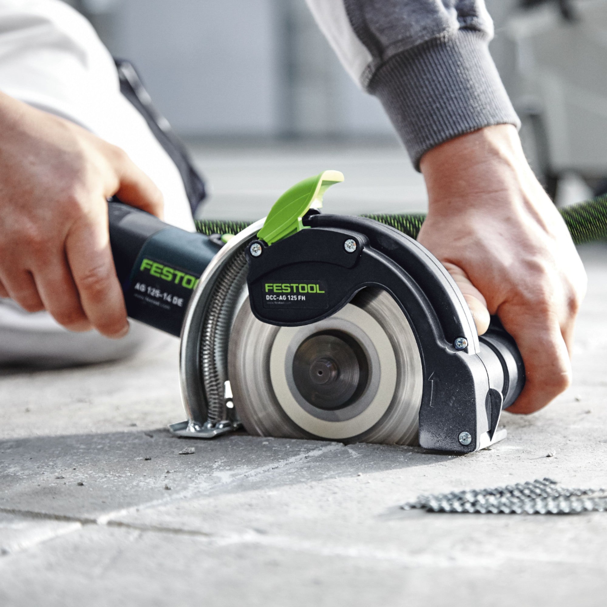 Festool DSC AG 125 FH Plus Freihand Trennsystem 1400 W 125 mm 576552 Systainer 3 - toolbrothers
