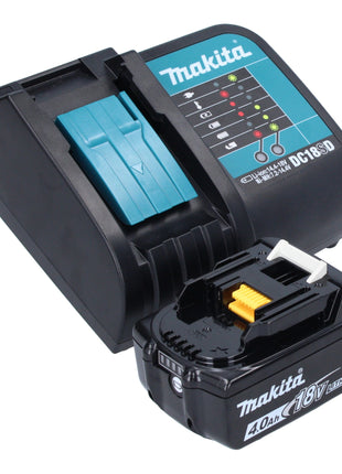 Makita DML 812 SM1 Foco manual a batería 18 V 1250 lm LED verde oliva edición especial para aventuras al aire libre + 1x batería 4,0 Ah + cargador