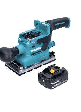 Makita DBO 380 M1 Ponceuse vibrante sans fil 18 V 93 x 185 mm Brushless + 1x batterie 4,0 Ah - sans chargeur