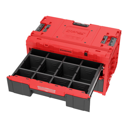 Toolbrothers RHINO XXL Drawer 2 ULTRA Mallette à tiroirs avec deux tiroirs + séparateurs 29 L IP66