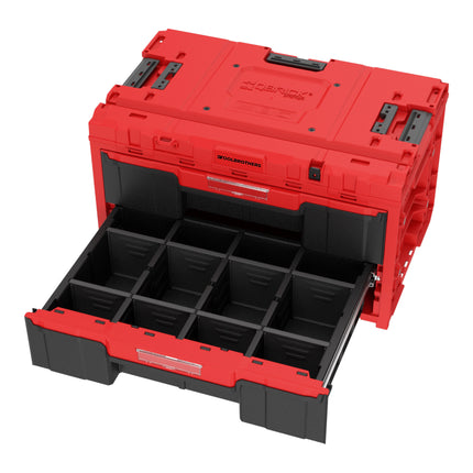 Toolbrothers RHINO XXL Drawer 2 ULTRA Mallette à tiroirs avec deux tiroirs + séparateurs 29 L IP66