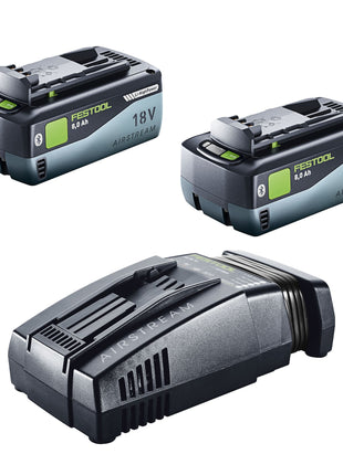 Festool 18V 2x8,0/SCA16 Energie Set 2x Akku 18 V 8,0 Ah ( 2x 577323 ) + Ladegerät ( 576953 )