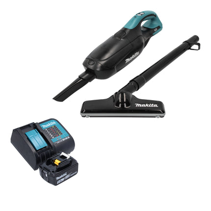 Makita DCL 182 ST1 B Cordless Vacuum Cleaner 18 V Black + 1x Battery 5,0 Ah + Charger
