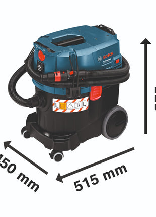 Bosch GAS 35 L SFC+ Professional Nass- Trockensauger 1200 W 35 l Staubklasse L ( 06019C3000 )